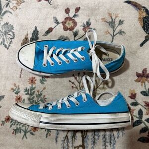 Blue Converse Low-Top Sneakers 8